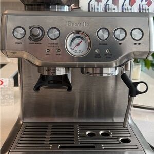 Breville Brushed Stainless Steel Espresso Maker - Silver